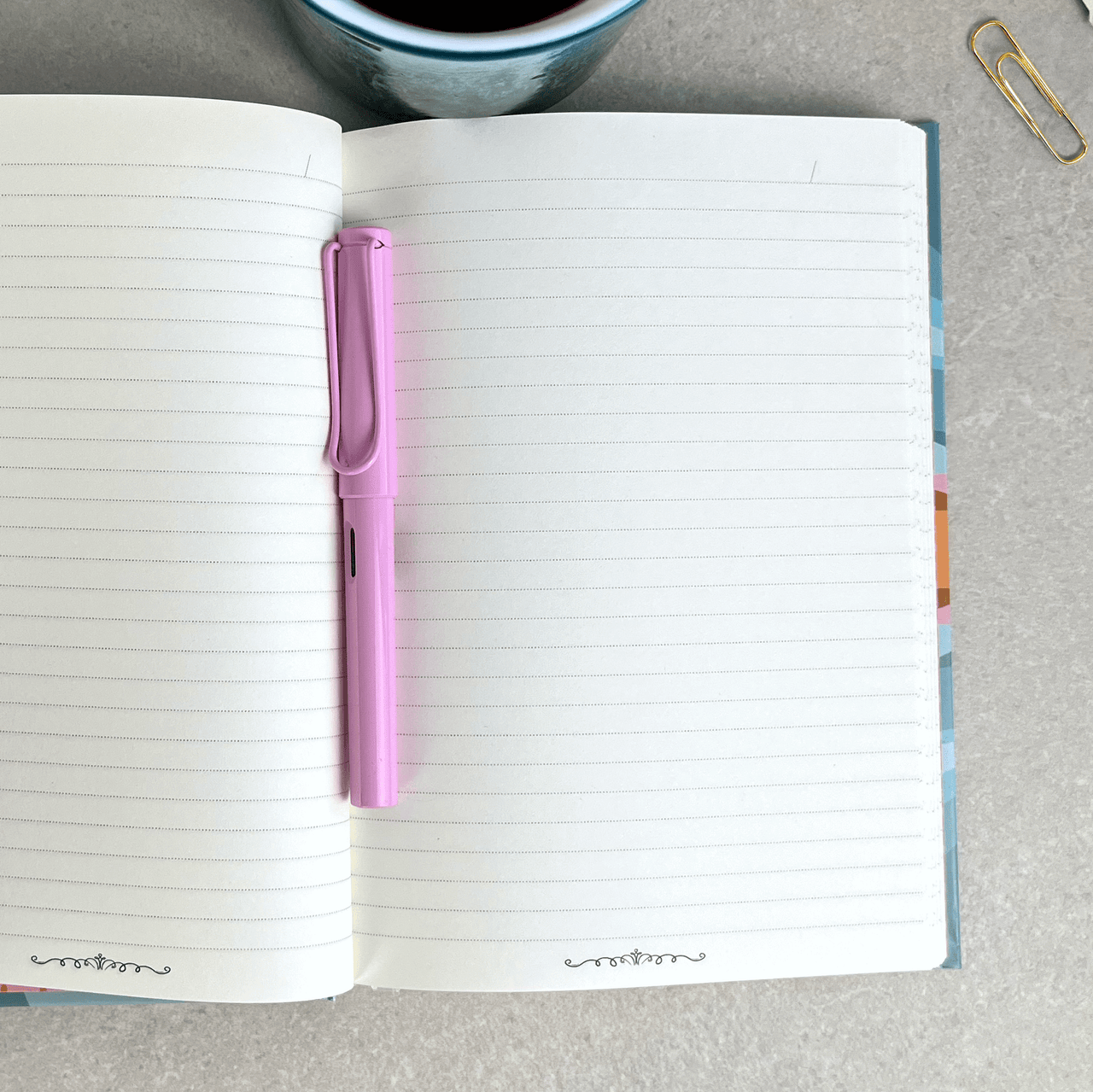 Notebook 192 pages, lined, hard cover