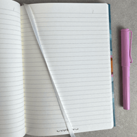 Notebook 192 pages, lined, hard cover