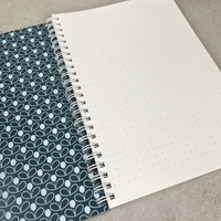 Notebook 120 pages, dotted, soft cover, spiral-bound