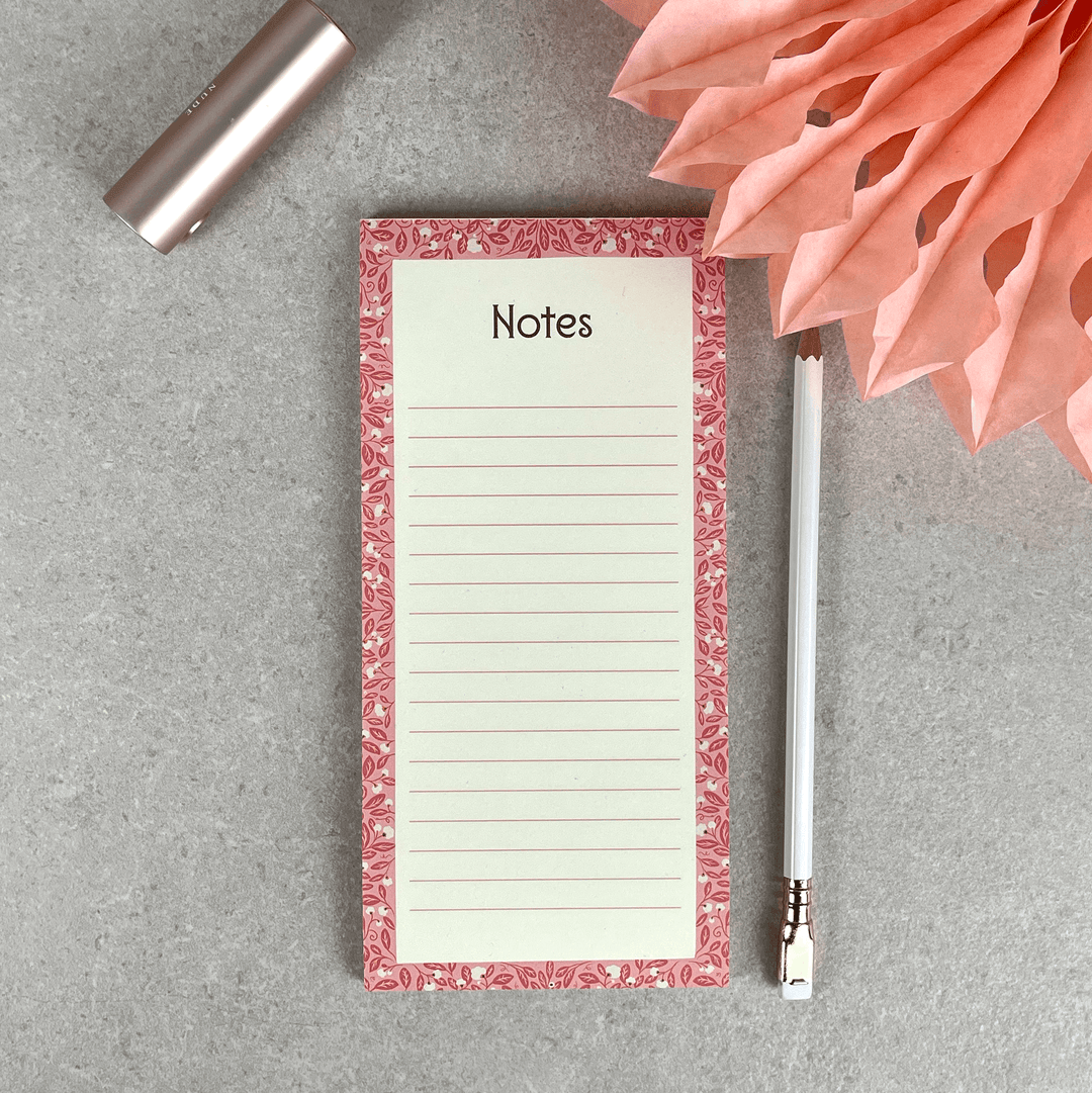 Notepad - pink - Lola Lima Paper Co.
