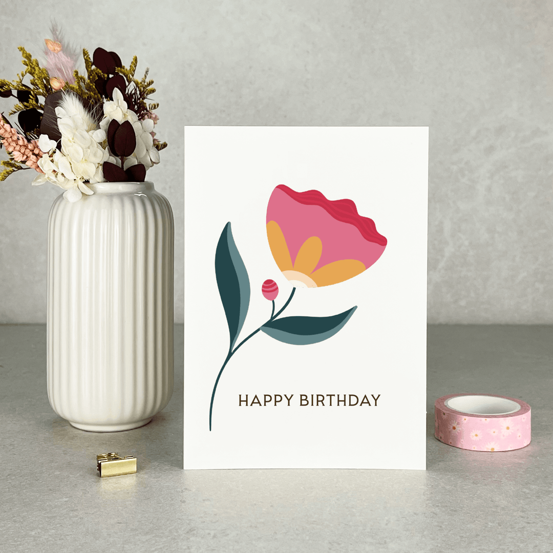 Kartka urodzinowa v.7 - Lola Lima Paper Co.