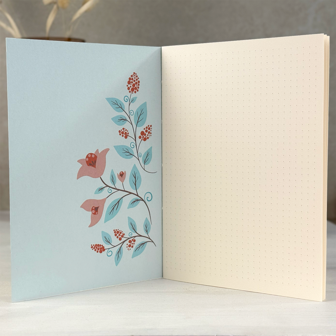 Loop Notatnik – A5, 60 stron, pastelowy zielony - Lola Lima Paper Co.