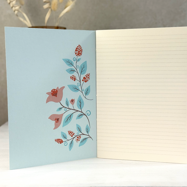 Loop Notatnik – A5, 60 stron, pastelowy zielony - Lola Lima Paper Co.