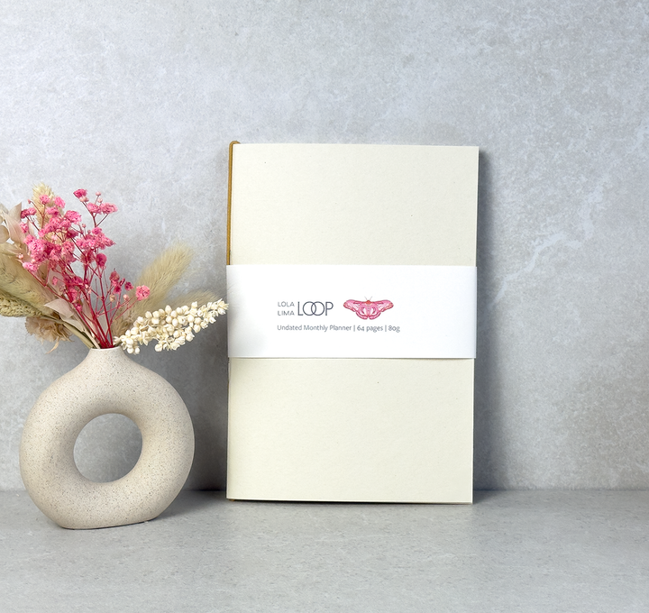 Loop Modular Monthly Planner – A5, 64 pages, ivory - Lola Lima Paper Co.