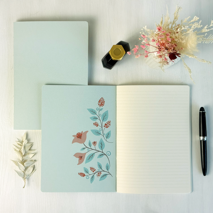 Loop Notatnik – A5, 60 stron, pastelowy zielony - Lola Lima Paper Co.