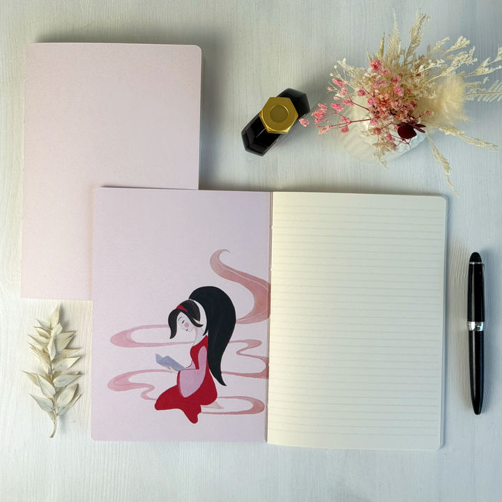 Loop Notatnik – A5, 60 stron, pastelowy róż - Lola Lima Paper Co.