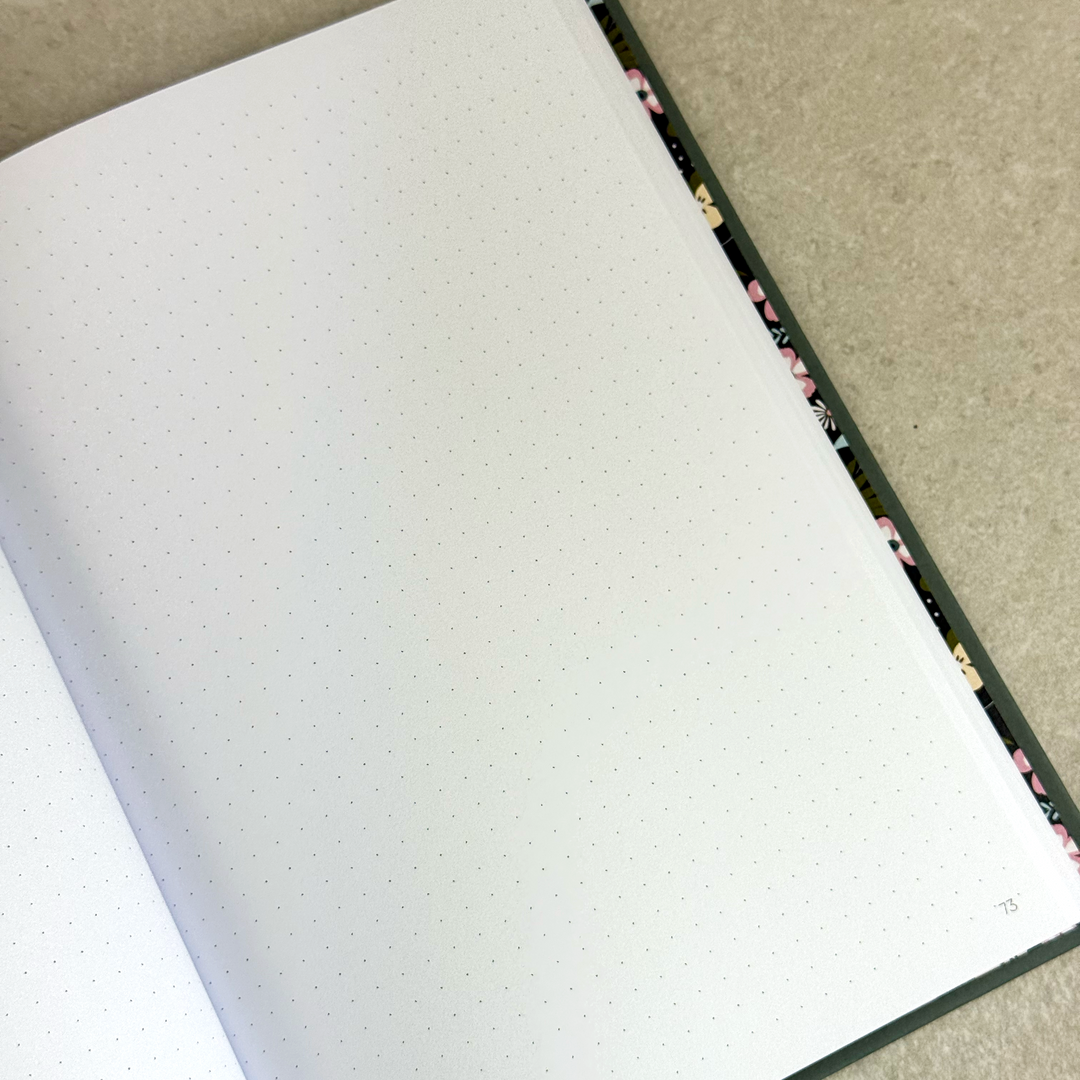 Notebook 192 pages, dotted, hard cover - Lola Lima Paper Co.