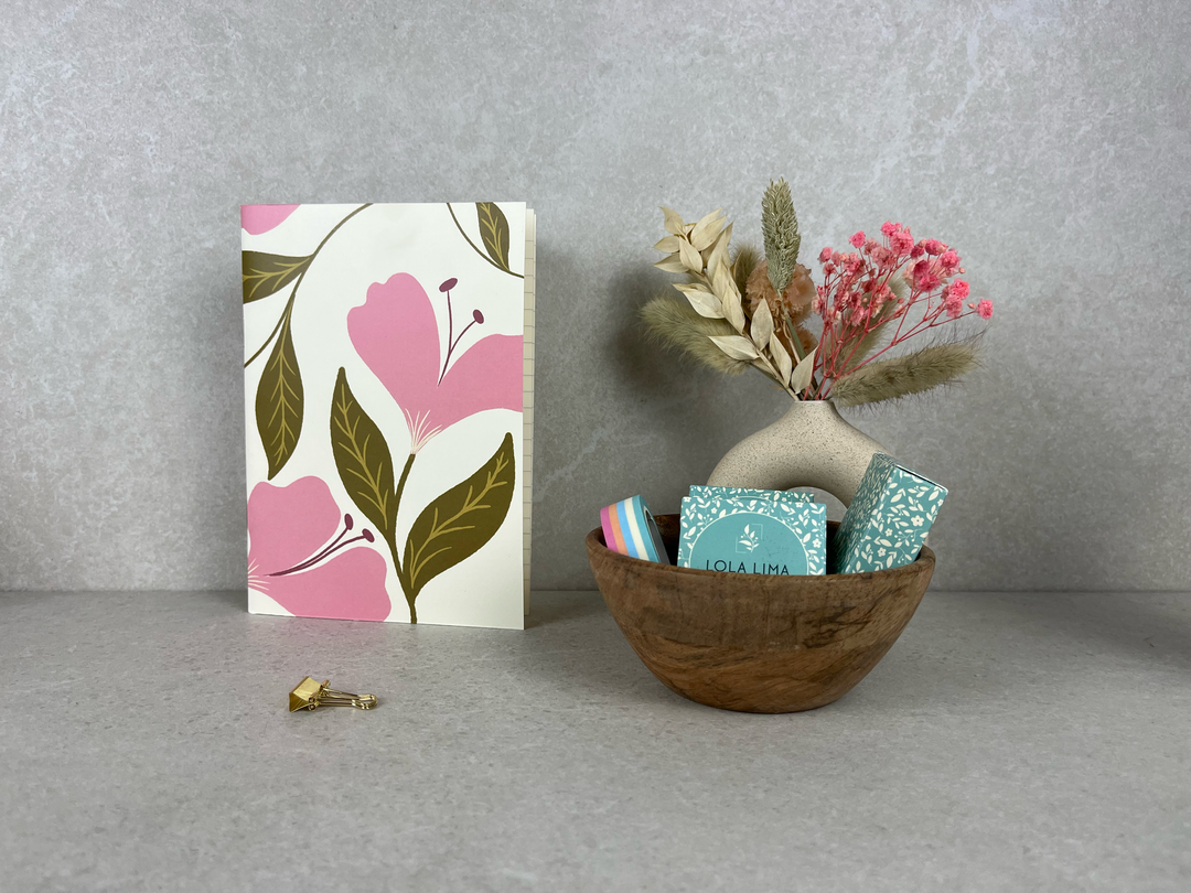 Notatnik w linie, 48 stron, B6, miękka okładka - Lola Lima Paper Co.