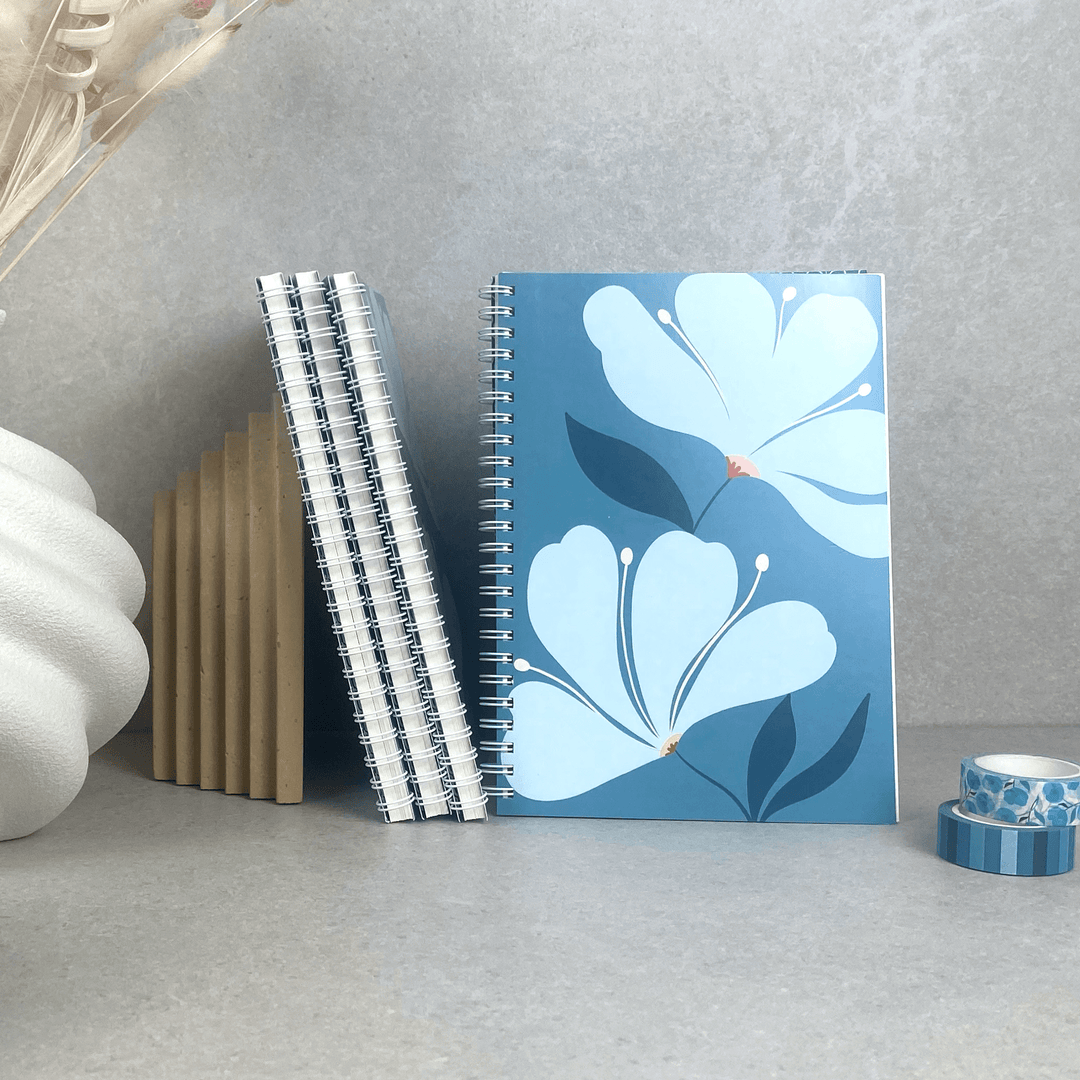 Notebook 120 pages, dotted, soft cover, spiral-bound - Lola Lima Paper Co.