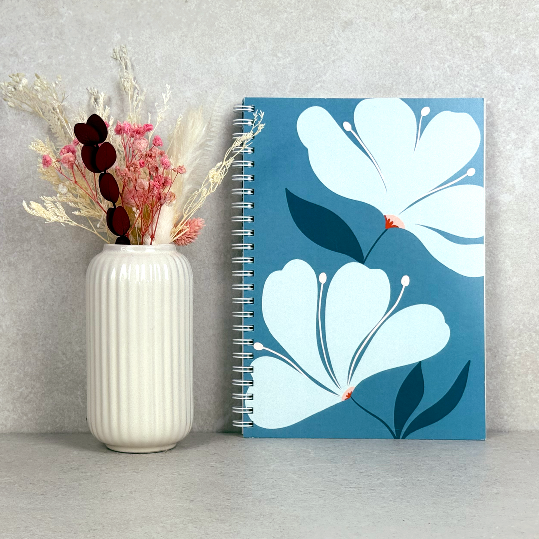 Notebook 120 pages, dotted, soft cover, spiral-bound - Lola Lima Paper Co.