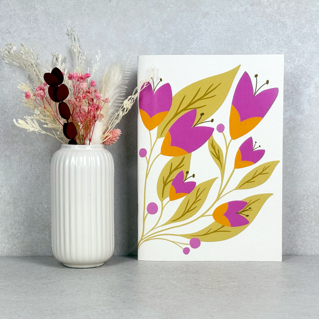 Notebook A5 48 pages, lined, soft cover - Lola Lima Paper Co.