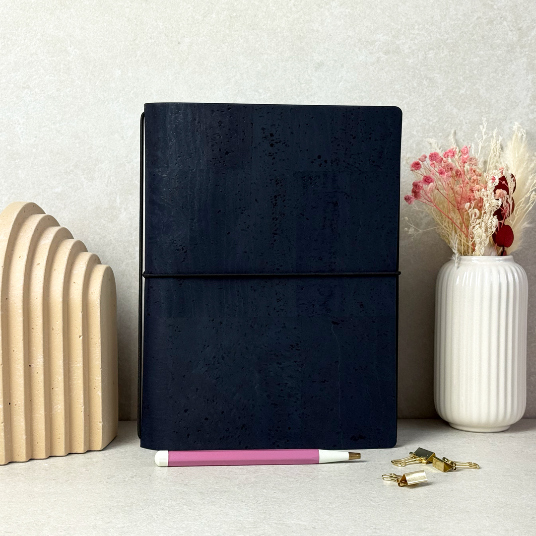 Loop Oprawa - Korek & Washpapa - Granatowa - Lola Lima Paper Co.