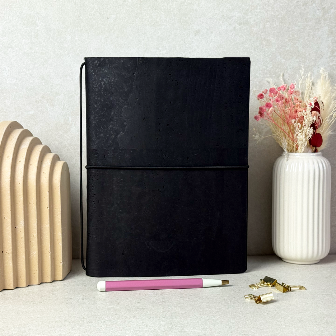 Loop Oprawa - Korek & Washpapa - Czarna - Lola Lima Paper Co.