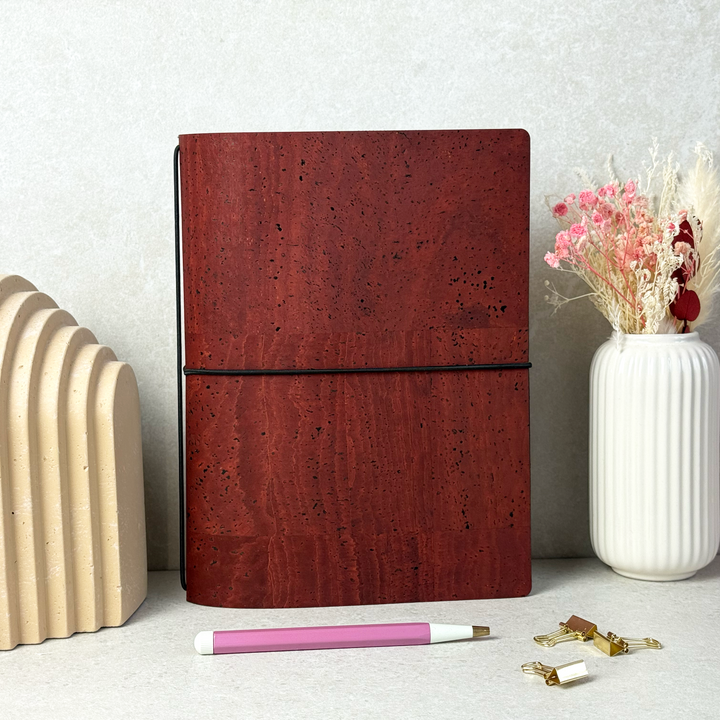 Loop Oprawa - Korek & Washpapa - Rdzawy Brąz - Lola Lima Paper Co.