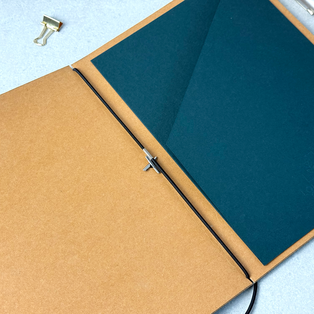 Loop Oprawa - Korek & Washpapa - Turkusowa - Lola Lima Paper Co.