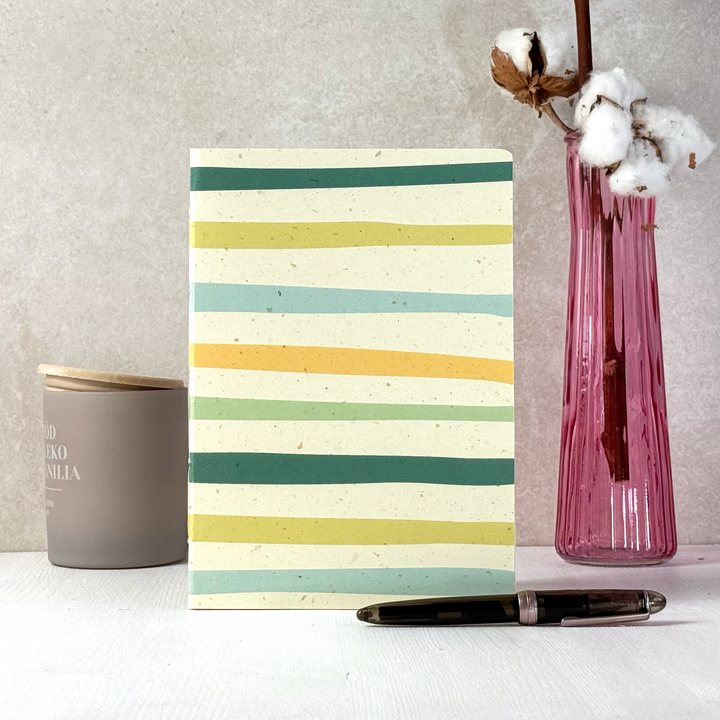 Loop Notatnik – A5, 60 stron,  Pasiaste Zielone